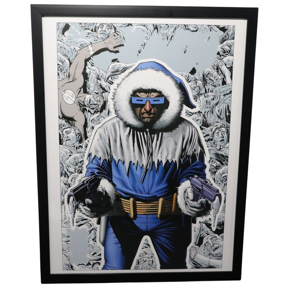 DC Comics Framed Art Captain Cold # Comic Cover Brian Bolland 12x16 Wall Decor